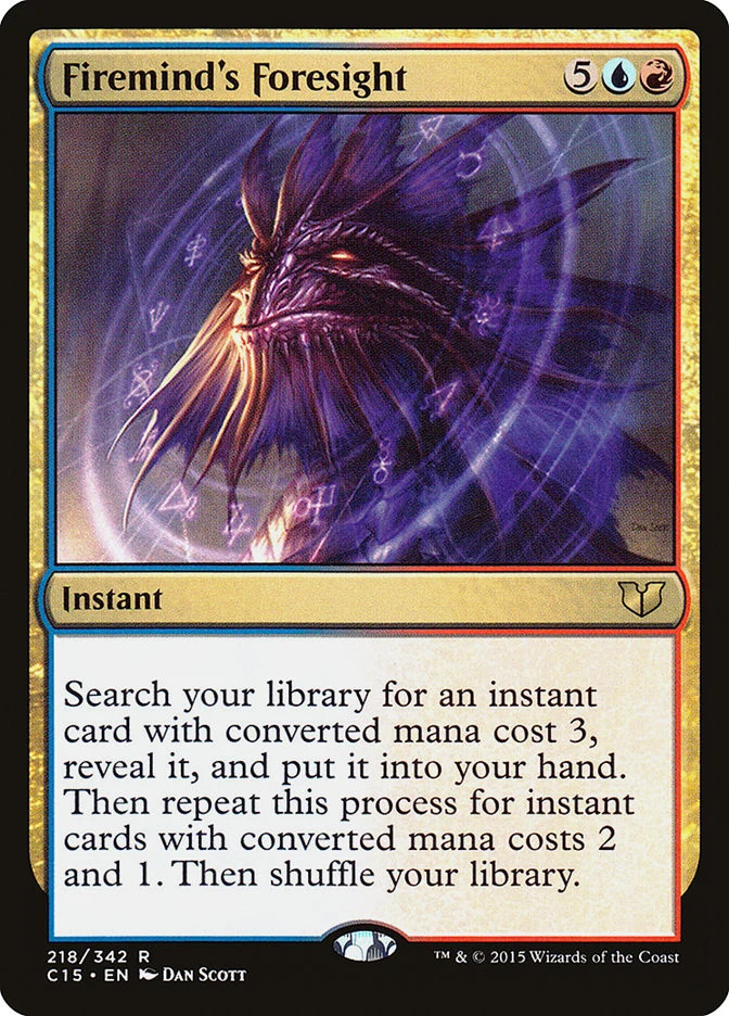 Firemind's Foresight [Commander 2015] Moderately Played
