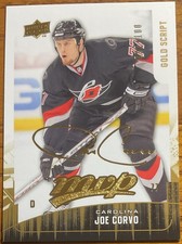 2009-10 Upper Deck MVP Gold Script Joe Corvo #245 #'d 092/100