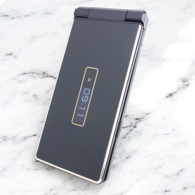 SHARP AQUOS Keitai SH-06G Black Flip Phone Unlocked Clean IMEI Tested Working