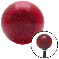 Red Old Skool Series Custom Shift Knob Translucent With Metal Flake