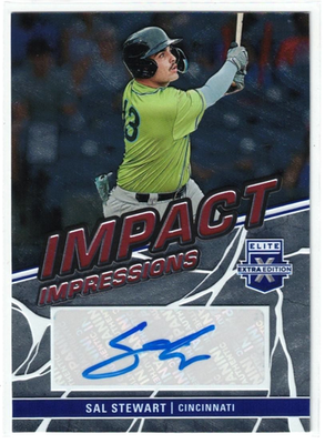 #ad 2023 Panini Elite Extra Edition RC AUTO Sal Stewart Reds Rookie Autograph $16.74