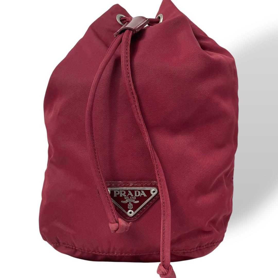 Excellent Condition 4783 PRADA Drawstring Pouch N… - image 2