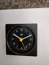 Braun Vintage Quartz Travel Alarm Clock Type 4746/AB1 Made in Germany