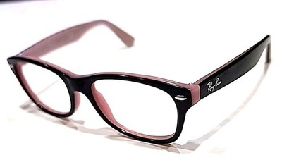 Ray Ban Jr RB1528 3580 Girls Dark Tortoise Pink Oval Eyeglasses Frame 48-16 130