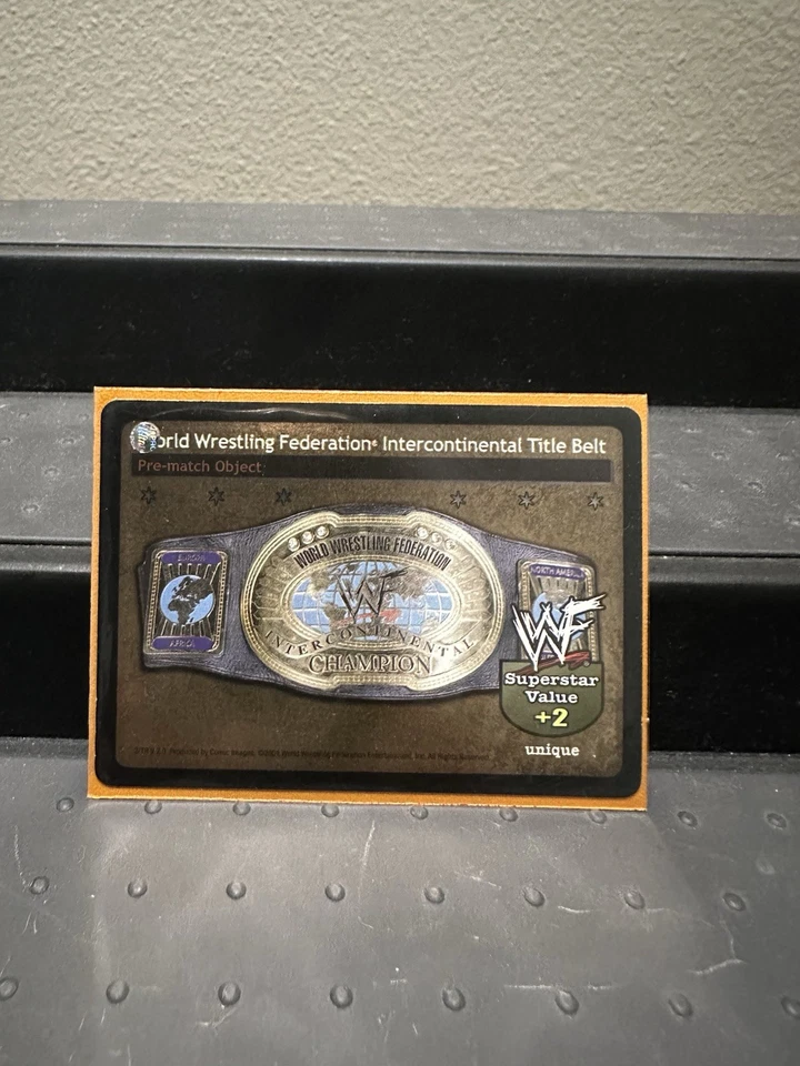 WWE / WWF Raw Deal Intercontinental Title Belt - Image 2 of 3