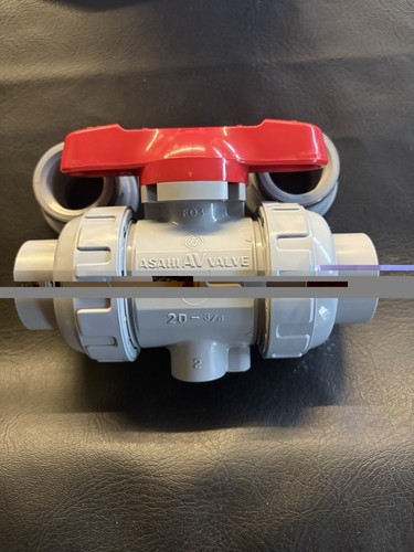 3/4” CPVC Schedule 80 FKM True Union Ball Valve Socket/Threaded Asahi 1613007