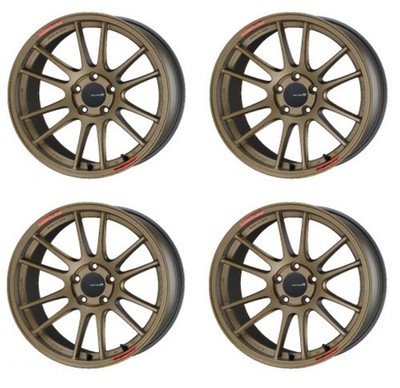 Genuine ENKEI Wheels GTC01RR 18x8.5J +42 5x100 Gold [Set of 4]