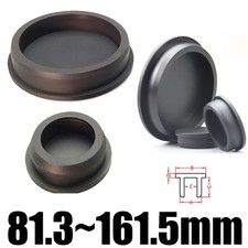 81.3 161.5mm Silicone Rubber Hole Plug Cover Hole Plugs Pipe Tube Inserts Black