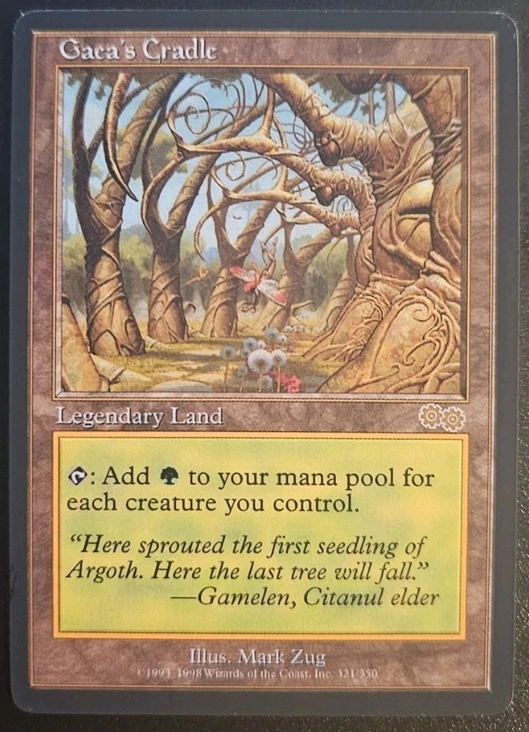 ガイアの揺籃の地　英語4枚セット Gaea's Cradle Gaea's Cradle Magic: The Gathering Individual Trading Card Games