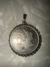 E Pluribus Unum 1921 One Dollar Silver Coin In Sterling Bezel Morgan