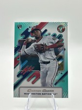 2025 Topps Pristine #251 Darren Baker Aqua Refractor 102/199 Nationals