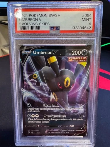 2021 Pokemon Umbreon V Evolving Skies 094 PSA 9