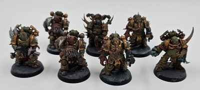 Plague Marines Death Guard Nurgle Chaos Space Marines Warhammer 40K painted