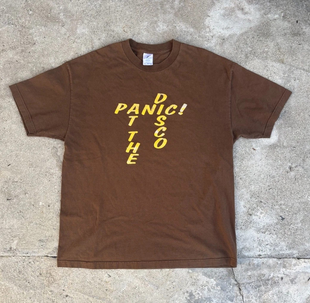 Panic at the Disco Tシャツ ブラウン panic at the disco shirt products for sale | eBay