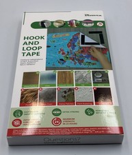 Lot 3x New Blooven Hook and Loop Strip Tape 8 Meter Self Adhesive Sticky Back