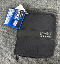 Mead Five Star Mini Fat Little Zipper Planner 1998 Brand New Monthly Black
