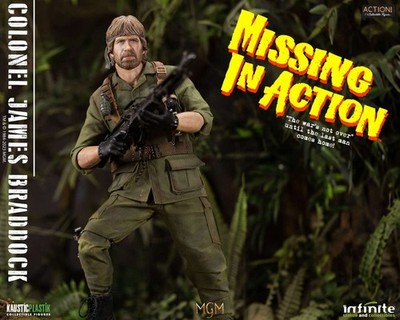 Missing in Colonel James Braddock Chuck Norris Standard Edition 1/6 Figur