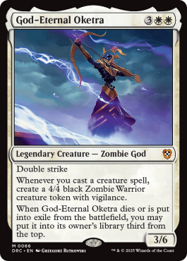 Magic MTG - Oketra die Ewige Göttin - Commander Aetherdrift - MINT/NMINT - DE