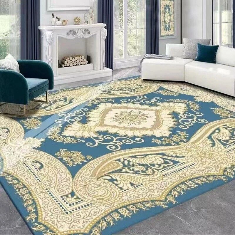 Retro Area Rugs 8x10 for Living Room Bedroom Floor Mat Non-slip Machine Washable - Image 4 of 4