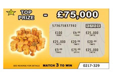 2 Fake lottery scratch cards scratchcards (DESIGN 2)