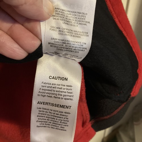 Columbia Sportswear Jacket Fleece Red Full Zip Pockets Youth Size 14/16 - Picture 13 of 16