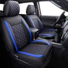 Tacoma Seat Covers Customized for 2005-2025 Nightshade Full Set/Black-Blue