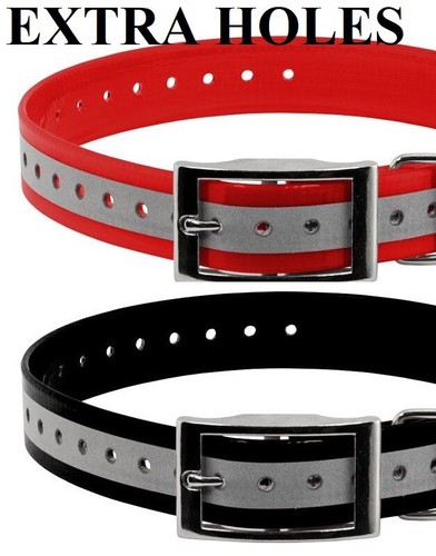 1 INCH WIDE X 23 INCH TPU DAYGLOW DOG COLLAR, No Smell waterproof - 第 3/39 張圖片