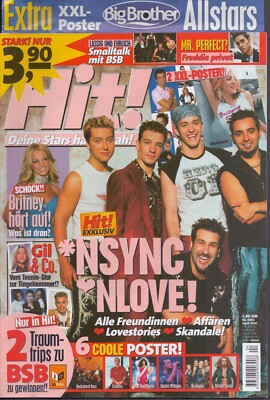Hit! KOMPLETT Poster Britney Spears Backstreet Boys Eminem No Angels R. Williams