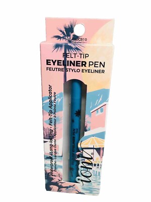 IONI  Cali Beauty  Waterproof Teal Felt Tip Eyeliner Pen NIB - 600CB10