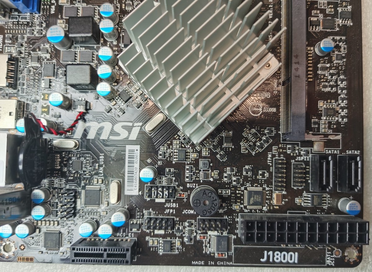 ✓Carte Mère Msi J1800I Intel Celeron J1800 Socket 1170 4Gb