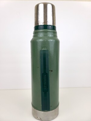 Green Stanley Hammertone Classic Vacuum Thermos Bottle Coffee 1.1