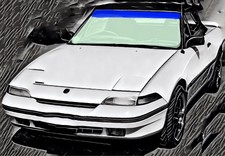 FORD Mercury Capri CABRIO 1991 – 1994 Frontscheibe Pare-Brise Parabrezza Grün/Bl