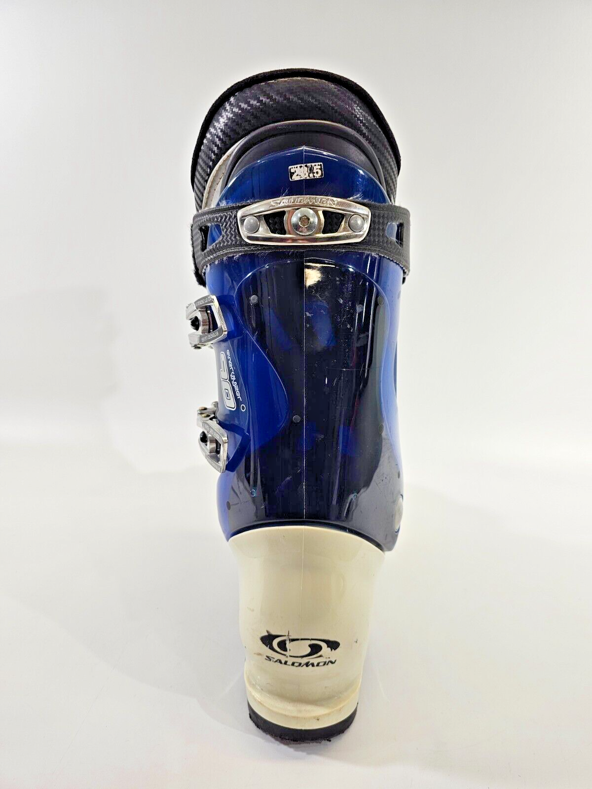 Stivali da sci bianchi blu WN taglia 28 Salomon Impact 8 Energyzer 90 blu GUC