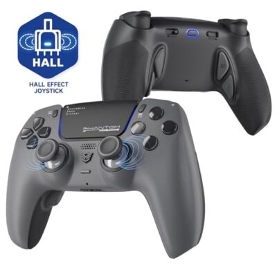HEXGAMING PHANTOM Pro Gaming Controller Hall Effect Version Gray for esports