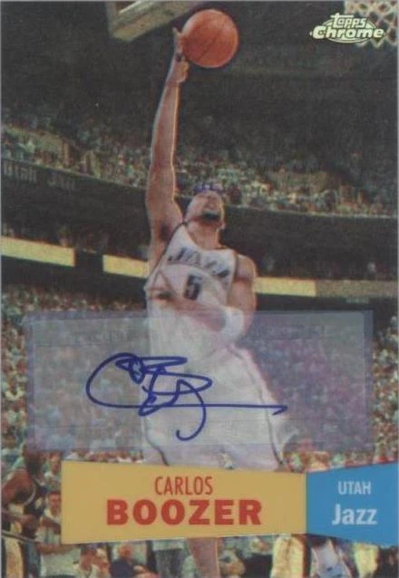 1957-58 Variations White Refractor Autographs