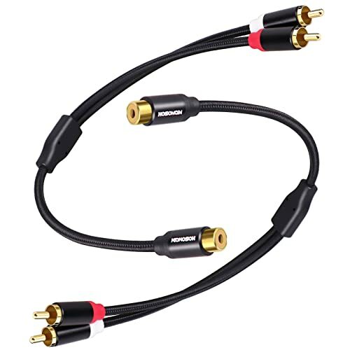 Subwoofer Cable RCA Splitter 1 Female 