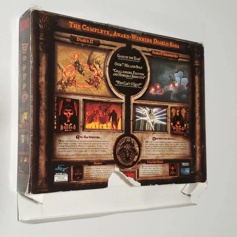 Diablo 2 Battle Chest 2001 PC Game, w/ Manuals Missing Expansion CD But Has Key - Image 3 of 4