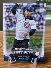 MYKE TOWERS 2024 Topps Series 2 Baseball First Pitch Chicago Cubs #FP-2