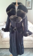 Alexander Mcqueen Black Coat, Size Italian 44