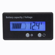 12V-48V LCD Battery Capacity Indicator Digital Voltmeter Monitor Voltage O4 I8O4