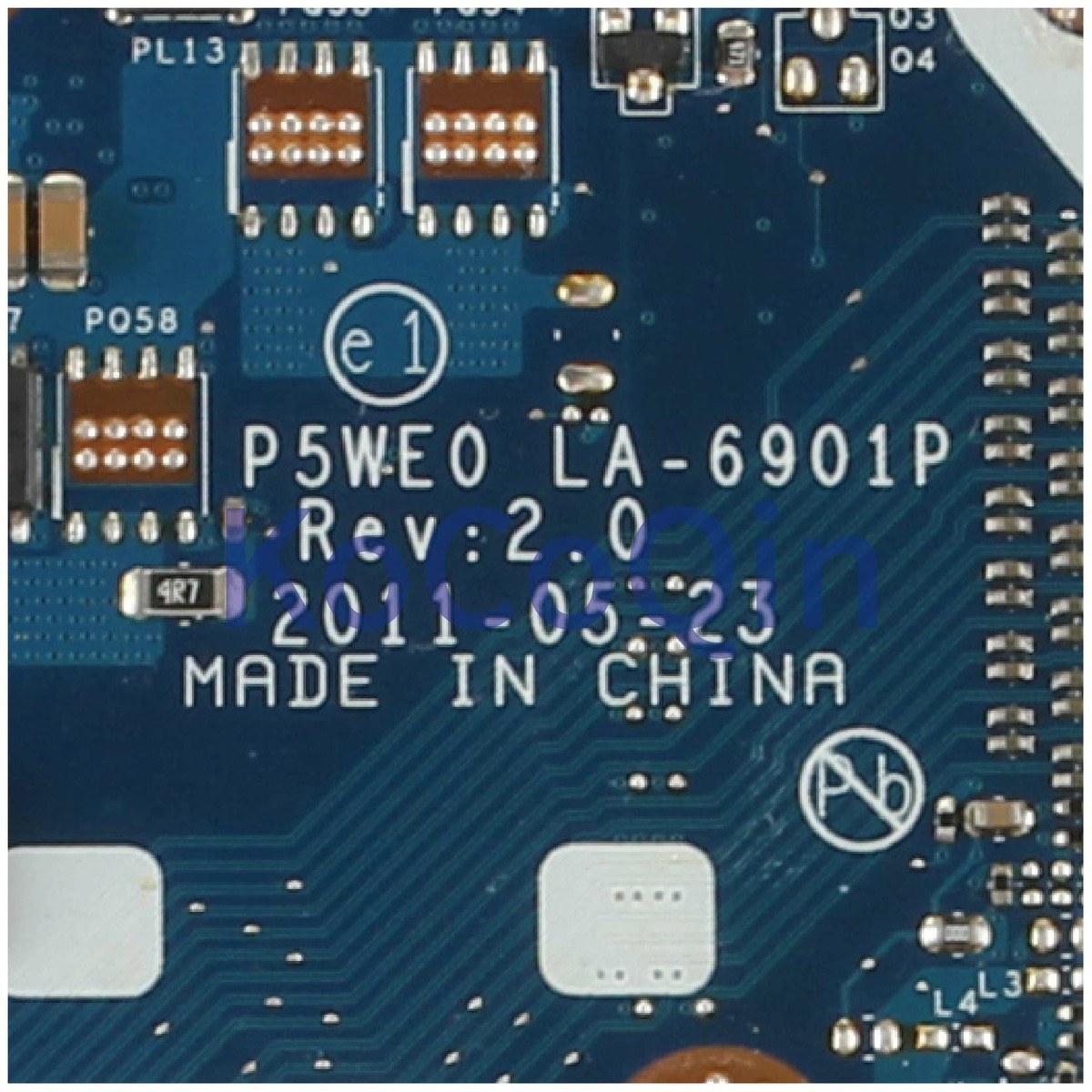 FOR ACER Aspire 5750 5750G Motherboard P5WE0 LA-6901P MBRFF02005
