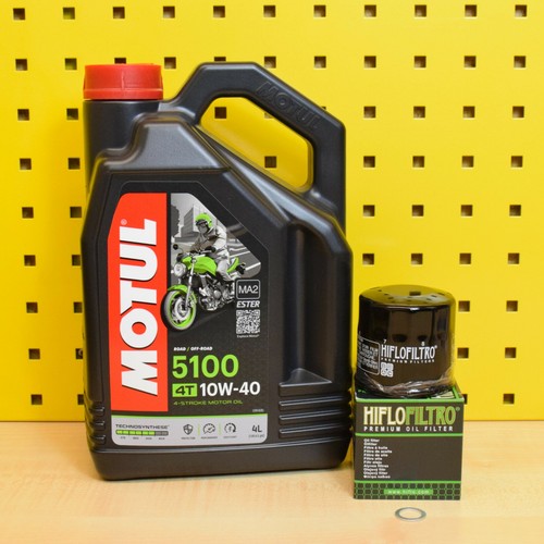 Yamaha FJR 1300 Oil Change Kit Motul Oil 5100 Partially Synthetic 10w40