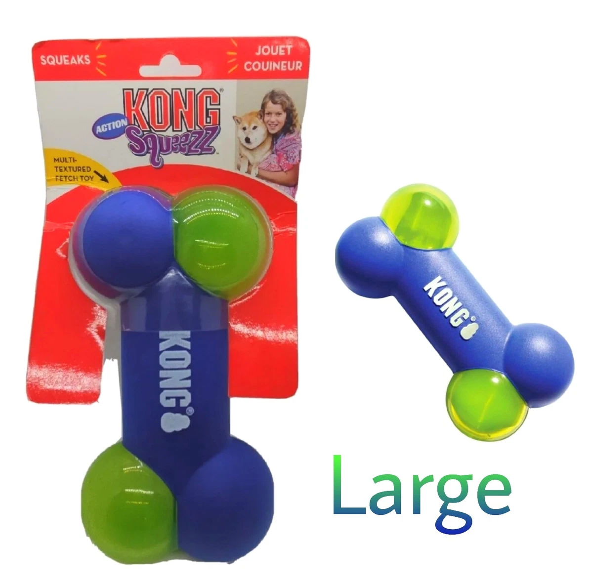 Kong squeezz cheap dumbbell large