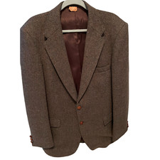 Vintage WFF by Farah Brown Pure Wool Blazer / Sports Coat, Size 44R