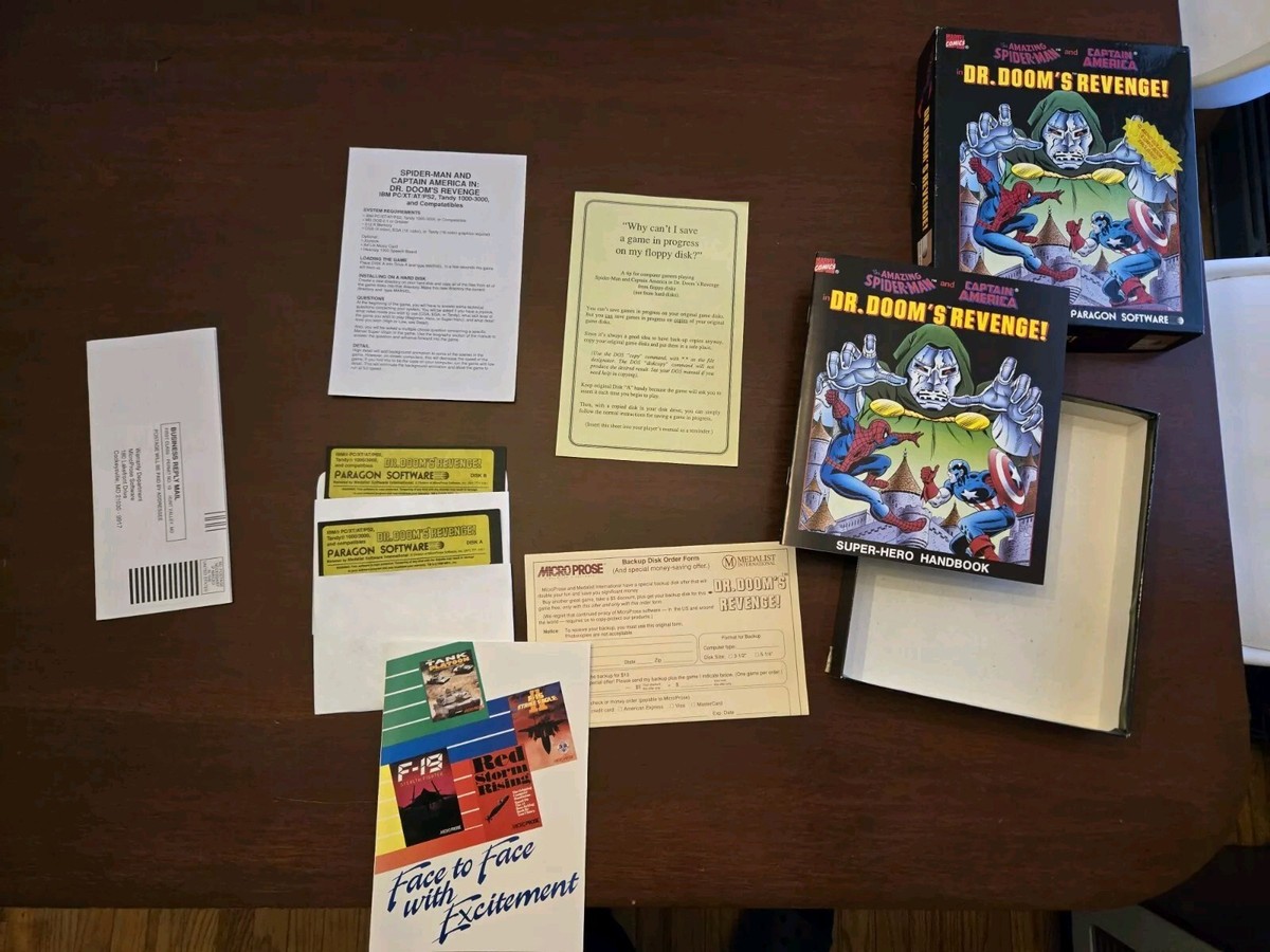 The Amazing Spider-Man And Captain America In Dr. Doom's Revenge