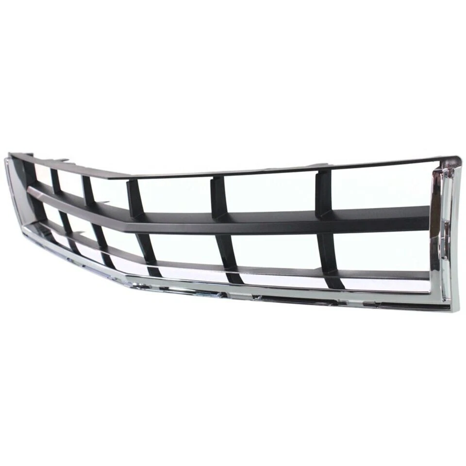 New Front Center Bumper Grille Textured Gray Plastic Fits 2010-2012 Cadillac SRX Foto 3 de 4