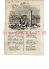 Monuments in Idumean Burial Grounds, Book Illustration (Print), c1858