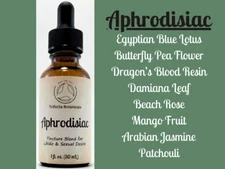 APHRODISIAC Herbal Tincture Blend / Liquid Extract / Organic Apothecary Herbs