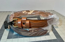 Bianchi B4 Ranger™ Belt, 1.75" Width, Plain Tan, Brass Buckle, Size: 32"  |  NEW