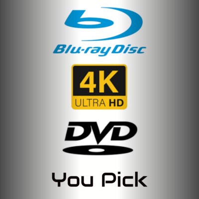 MOVIES (Blu-ray, DVD, 4K) | Different Genres/Discounts/Select from Drop Menu